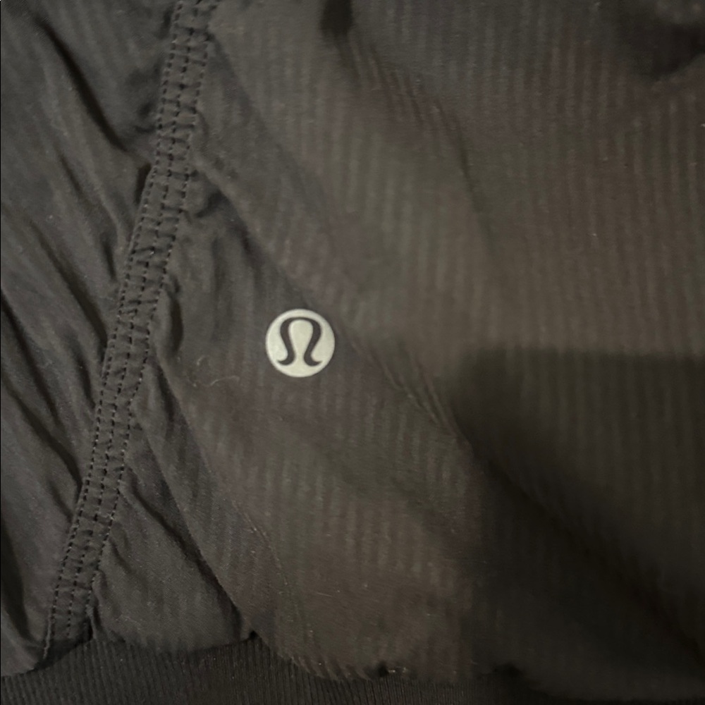 Lululemon Dance Studio jacket, reservable, size 12, black and gray. - Picture 5 of 9